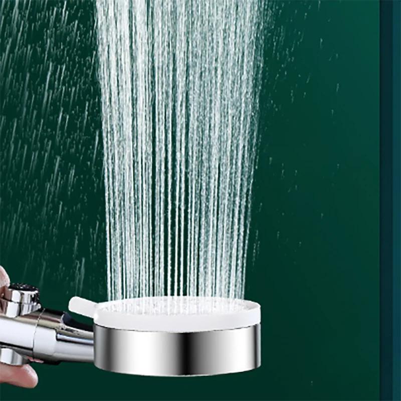 Shower Head Water Saving 5 Mode Adjustable High Pressure Shower One-key Stop Water Massage Eco Shower Bathroom Accessories