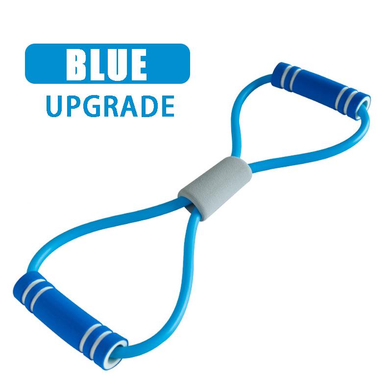 8 kształtów joga pull up band elastyczna taśma lina lateksowa guma ramię opór fitness ćwiczenia klatka piersiowa ekspander pilates joga domowa siłownia