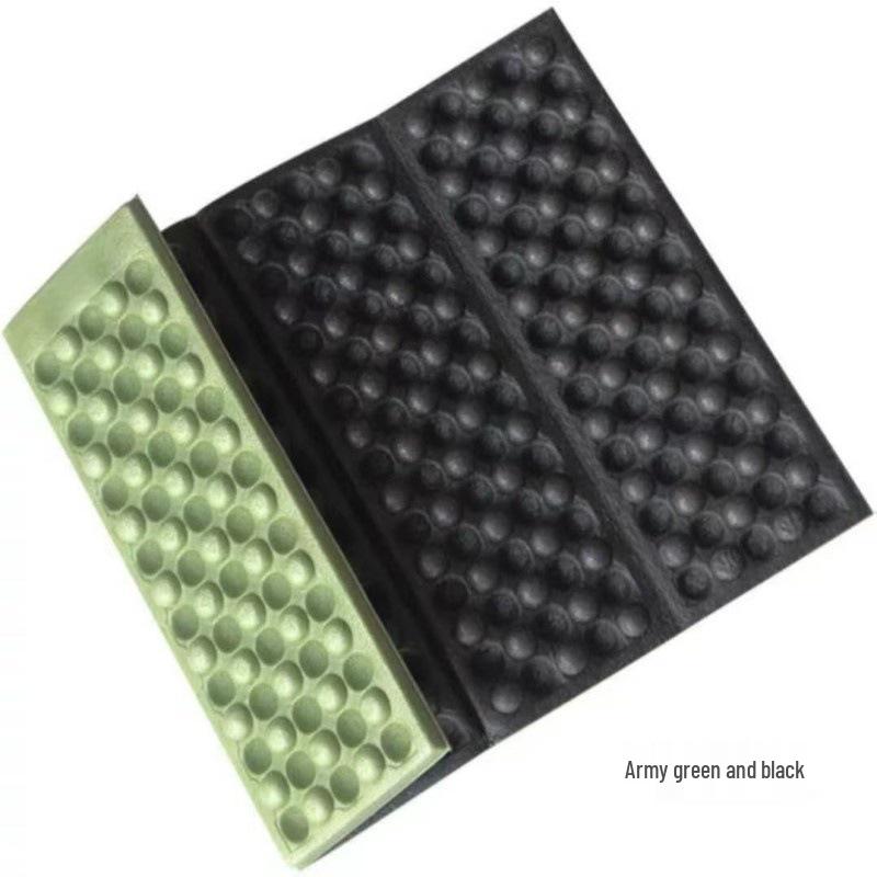 XPE Four-Fold Portable Outdoor Seat Cushion: Moisture-Proof Honeycomb Egg Crate Picnic Mat with Foam Insulation