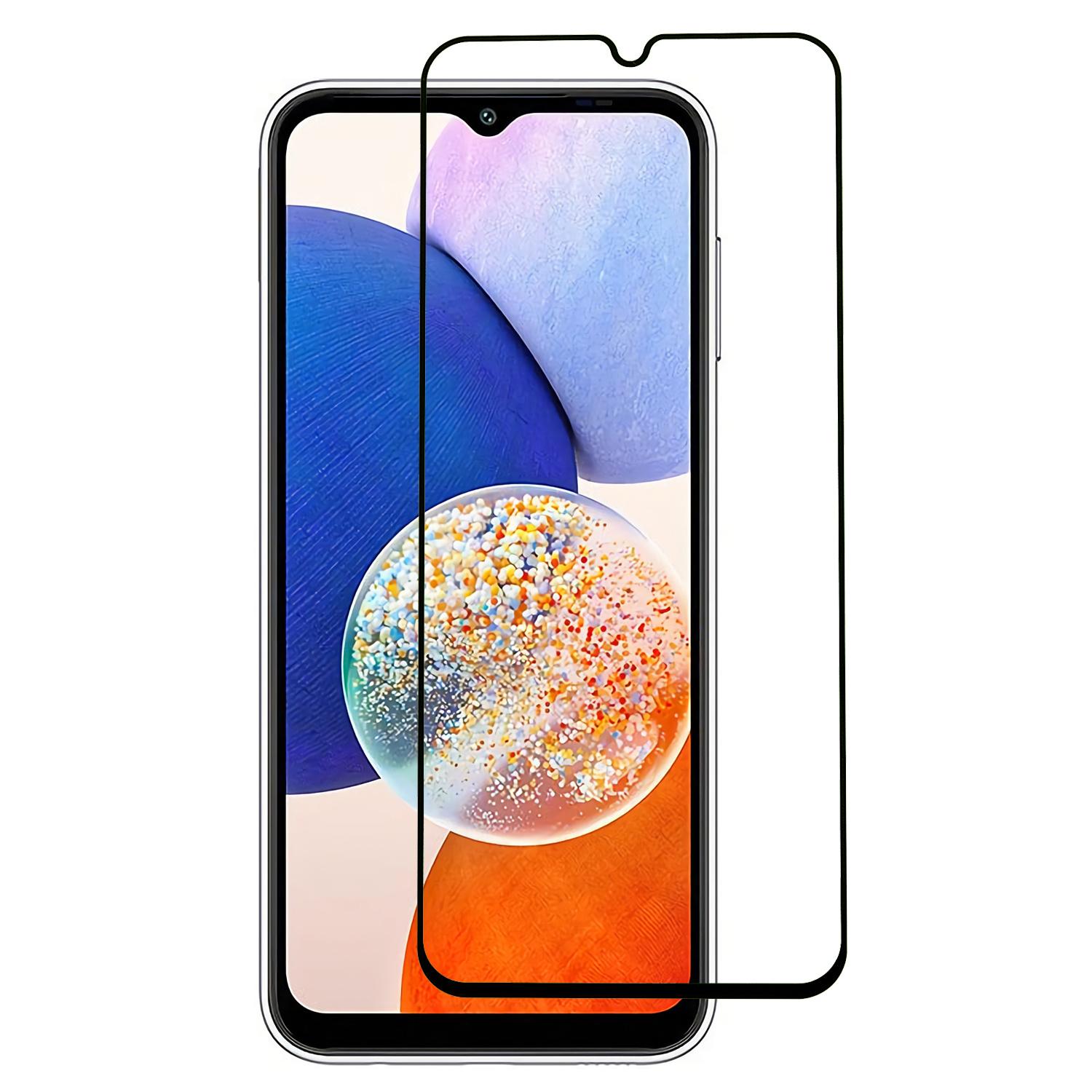 

20D Silk Printing Full Screen Protector for Samsung Galaxy A14 5G/A14 4G HD Clear Full Glue Anti-explosion Tempered Glass Film Type A