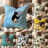 Cartoon Cute P-Pingu Cushion Cover Multi-Scene Pillow Cover for Home & Car - Reversible, Soft & Durable for Daily Use
