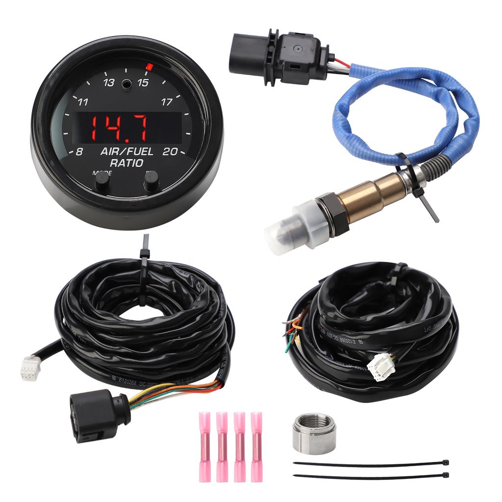 Air Fuel Ratio Gauge 52mm(2-1/16") Controller Kit with LSU 4.9 Sensor For Car Oxygen Sensor 30-0300 X-Series Wideband UGEO