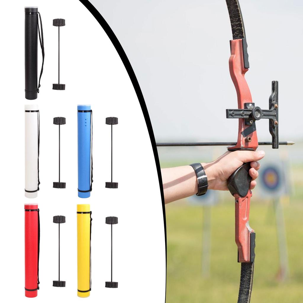 Archery Arrow Case,Practical,Storage Case,Large Capacity,Lightweight Adjustable for Adults Carrier Quiver Tube with Divider Rack