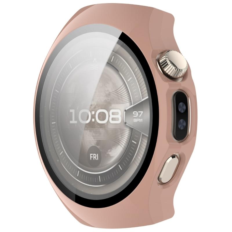 Screen Protector Film Case Shell with Tempered Glass Film for Watch 5 42mm Scratchproof Case Protective Cover