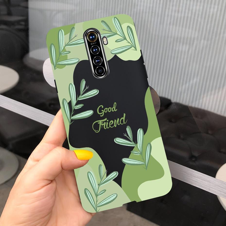 For Realme X2 Pro Phone Case Realme XT X2 Lovely Printing Candy Color Silicone Back Cover For RealmeX2 X 2 Pro XT Soft TPU Coque