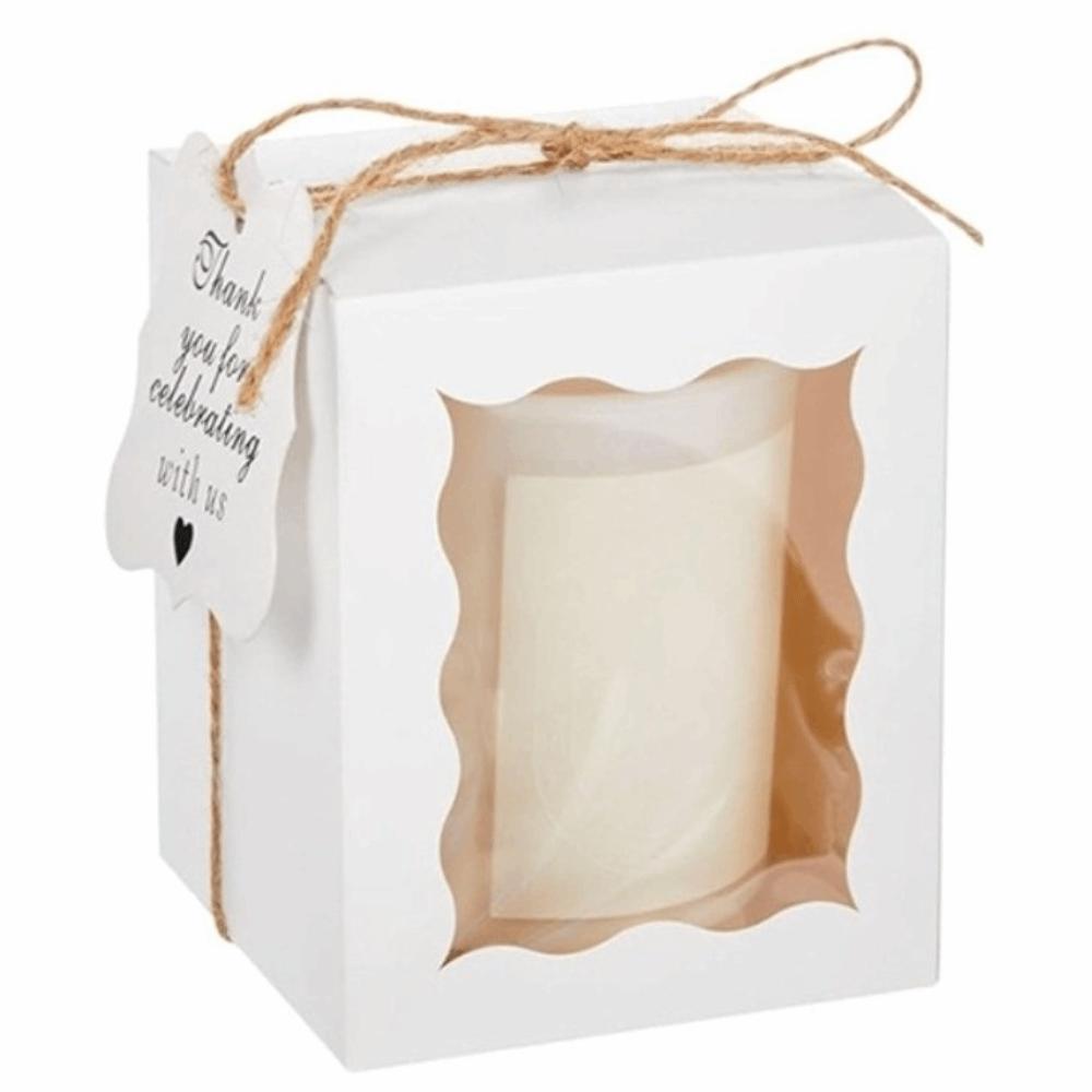 

10pcs With Twine Kraft Paper Candle Gift Boxes Top Quality Folding Retro Boxes Gift Packaging