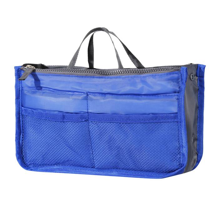 Dámská kabelka Peněženka Nylon Dual Organizer Insert Kosmetická taška