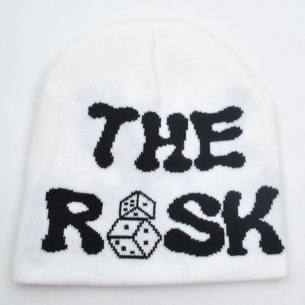 New ODM/OEM Knitting Beanies Hat Men Women All Over Jacquard Knitted Hat Hip Hop Skull Print Winter Warm Hats
