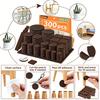 300PCS Felt Chair Leg Pads Self Adhesive Felt Furniture Pads for Protecting Hardwood Floors Silent and Scratch Resistant Pad