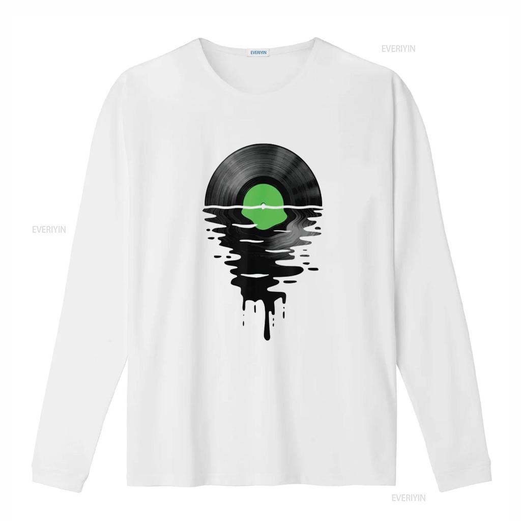Mens Vinyl Record Music LP Classic 80s Sunset T Shirt White X Large vintage Washed Slightly streetwear Soft Casual Comfortable