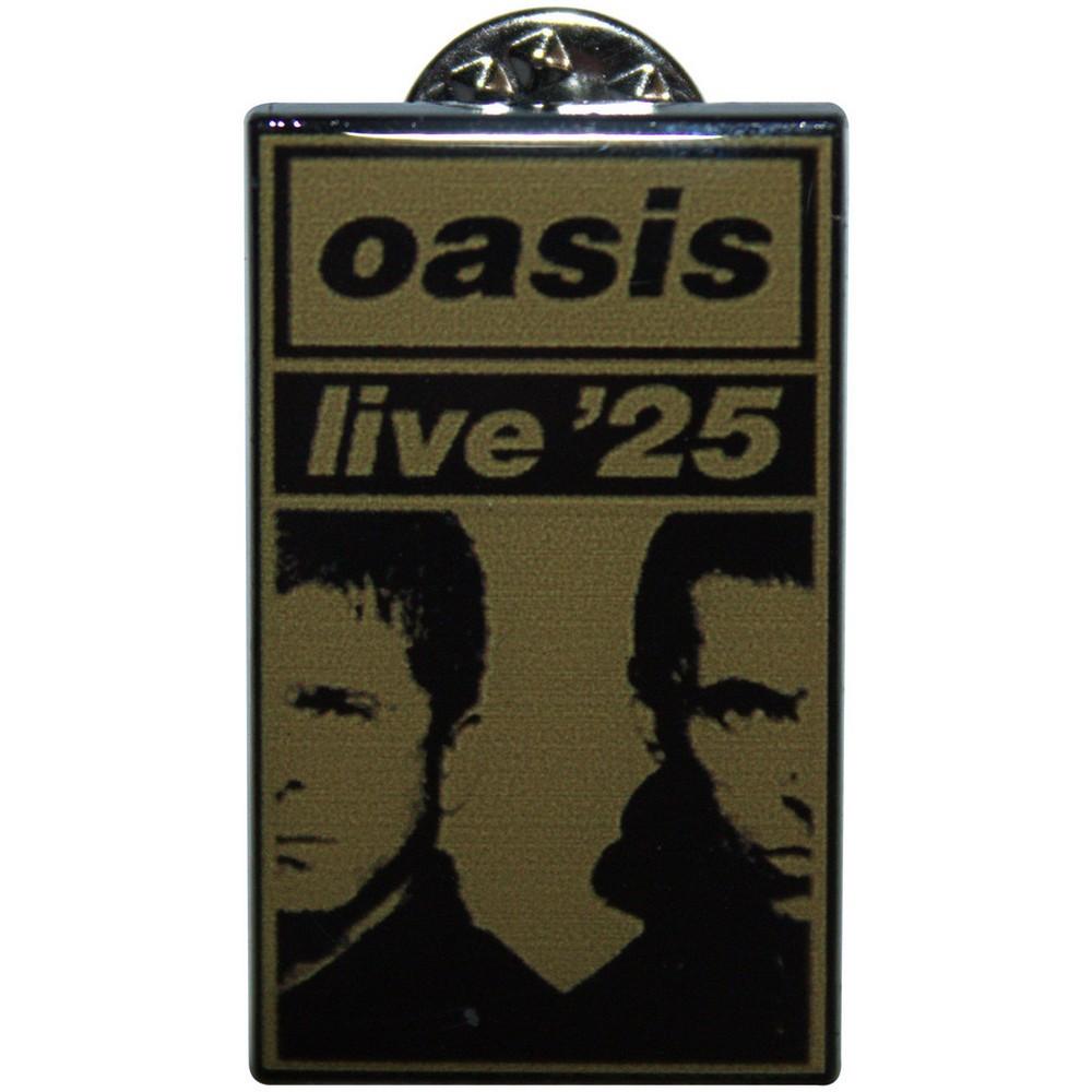 Oasis Live ´25 Gold Split Faces Badge
