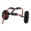 Kayak Cart Canoe Transport Cart Folding Portable Sturdy Heavy Duty Solid Wheel Aluminum Alloy Pipe Boat Trailer Trolley