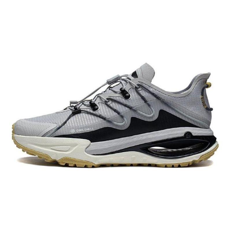 Li-Ning Yijie Mens Low Top Running Shoes Gray Black ARDT011-4 41.5