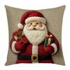 45x45cm Christmas Pillow Cover Soft Short Throw Pillowcase Santa Snowman Elk Christmas Tree Sofa Cushion Cover