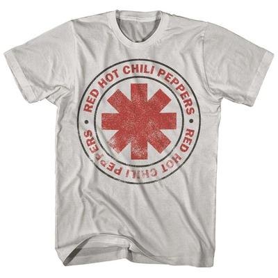Red Hot Chili Peppers Kopott Logós Férfi Póló Rock Klasszikus Póló Új Fehér Uniszex Póló