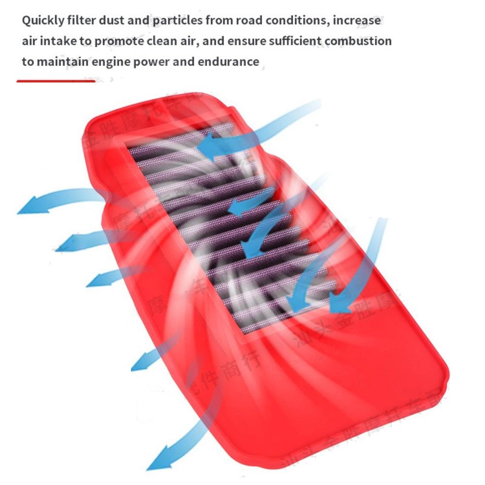 Motorcycle Air Filter High Flow Air Cleaner Filter Element For Yamaha R15 V3 YZF-R155 2017-2019 SRL115 Accessories
