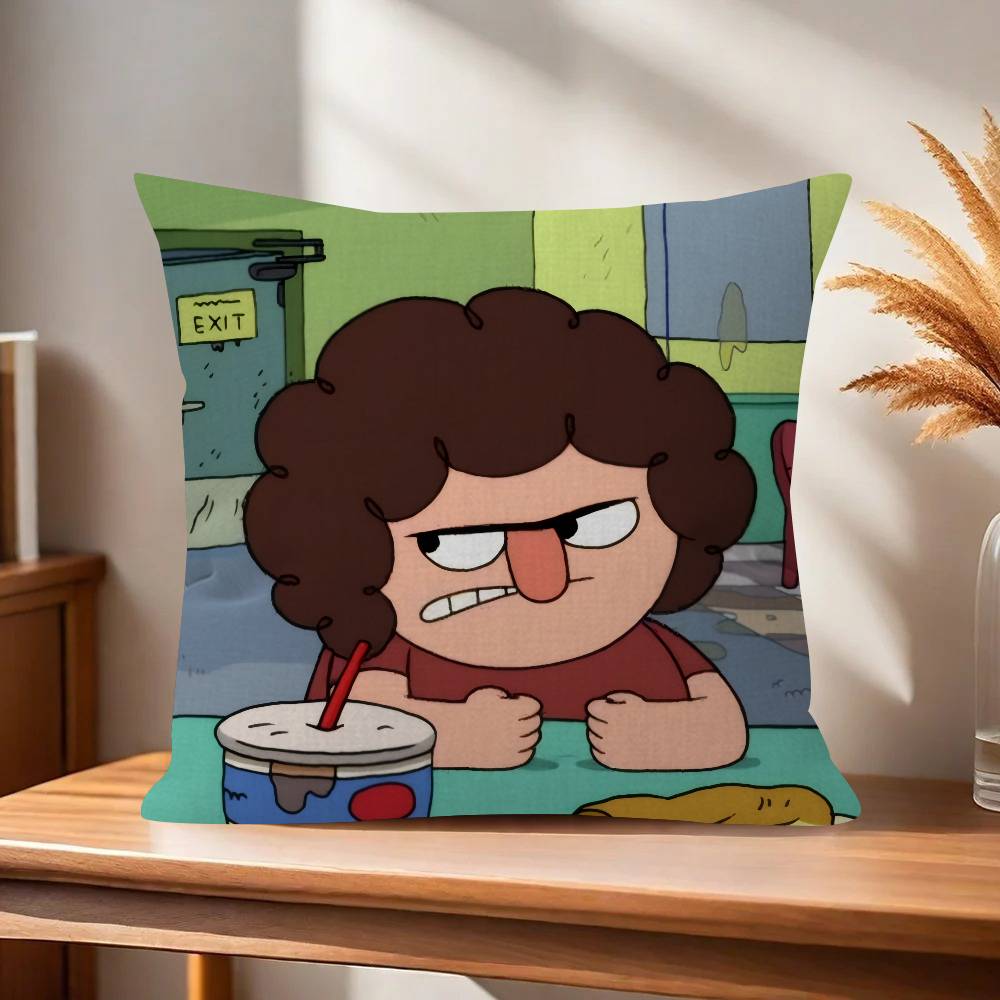 Cartoon CClarence fun Cushion Cover Pillow Cover Decor Pillowcase Printed Cushion Case for Couch