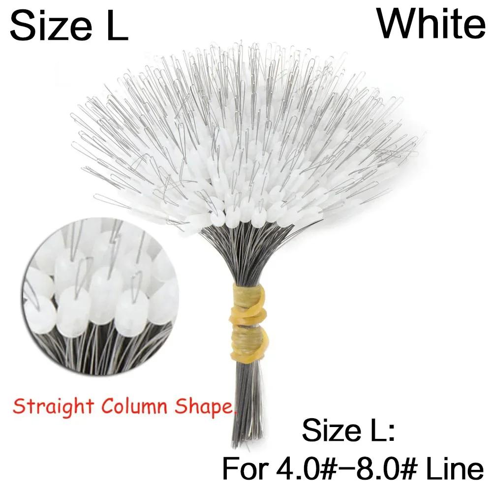 FLYSAND 300Pcs/Bag Silicon Space Bean - Professional Stopper for Fishing Float, Anti-Strand Fish Line Resistance