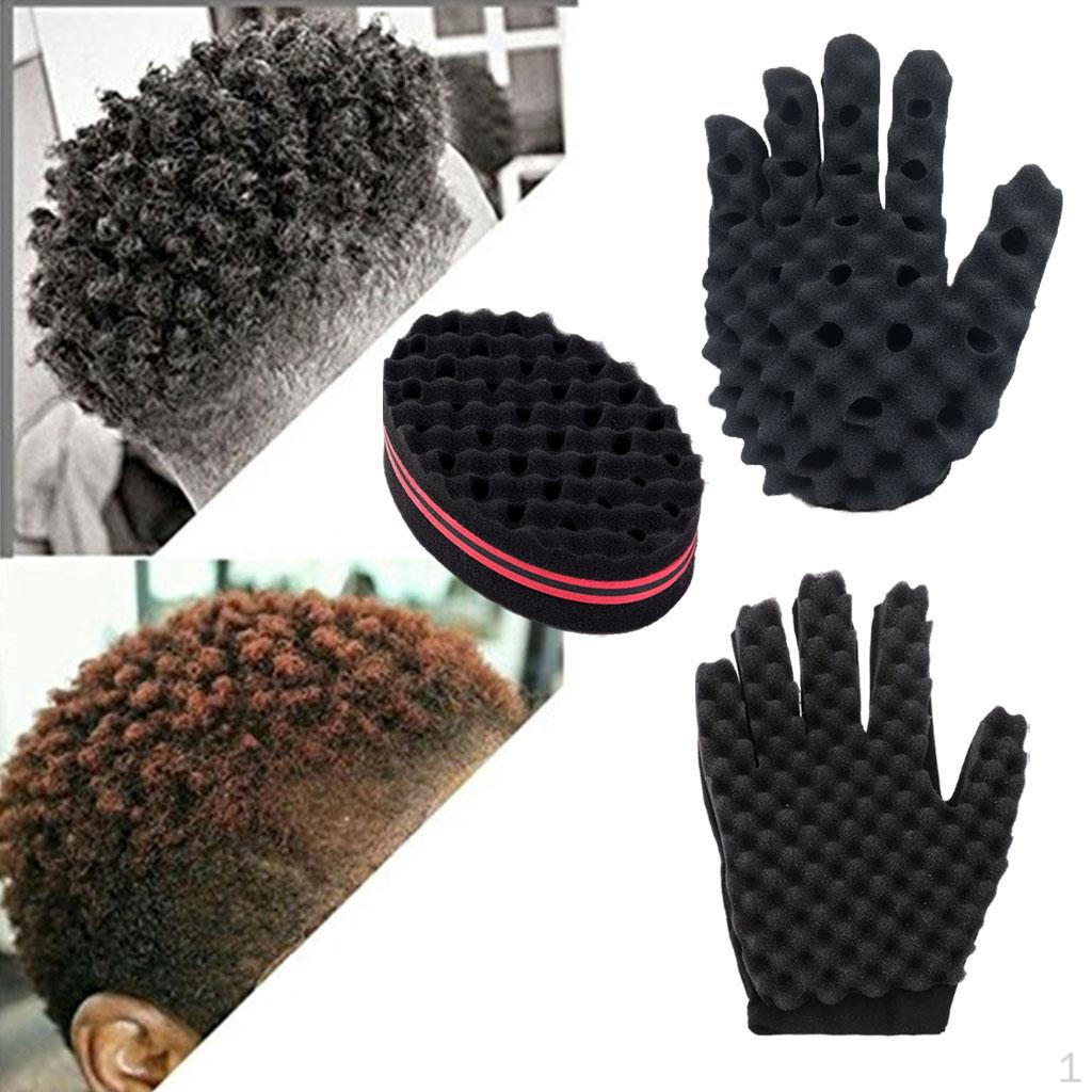 Set di Spugne per Capelli per Capelli Africani, Giovani, Adulti