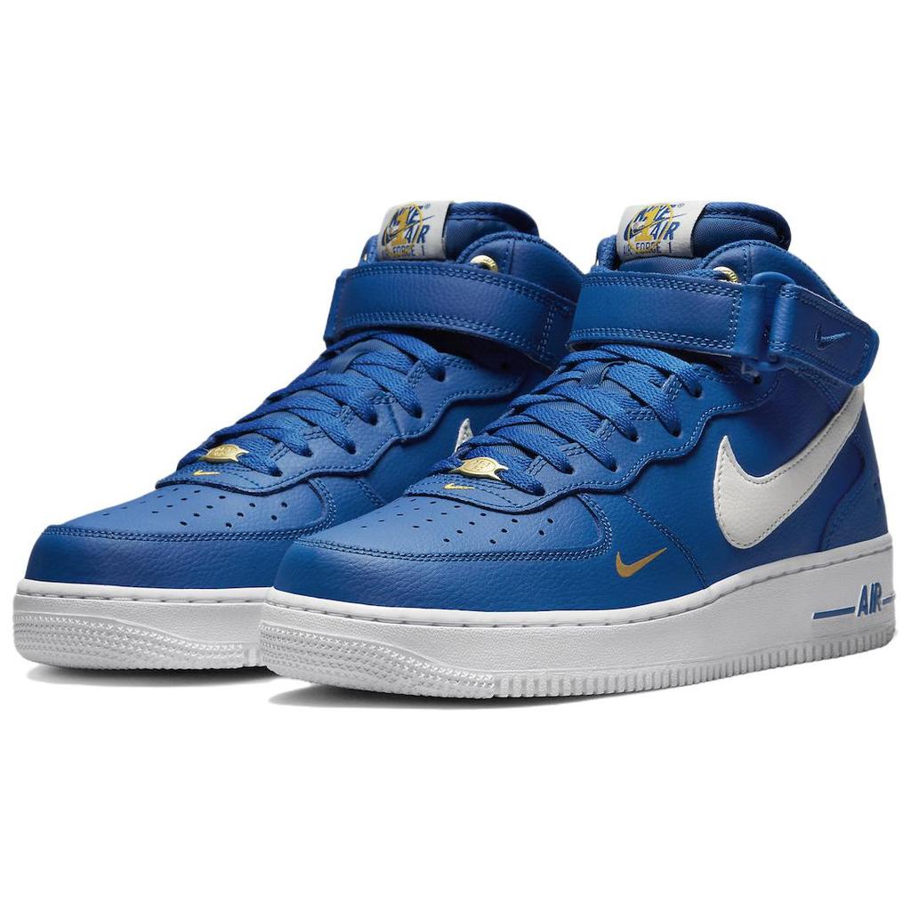 New Nike Air Force 1 Mid '07 LV8 40th Anniversary Blue Jay DR9513-400