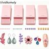 4Pcs 2-5mm Clay Gel Ball Maker Tool Rapid Molding 3D Printed Clay Sphere Shaper Slot‑Structure Hand‑Squeezed