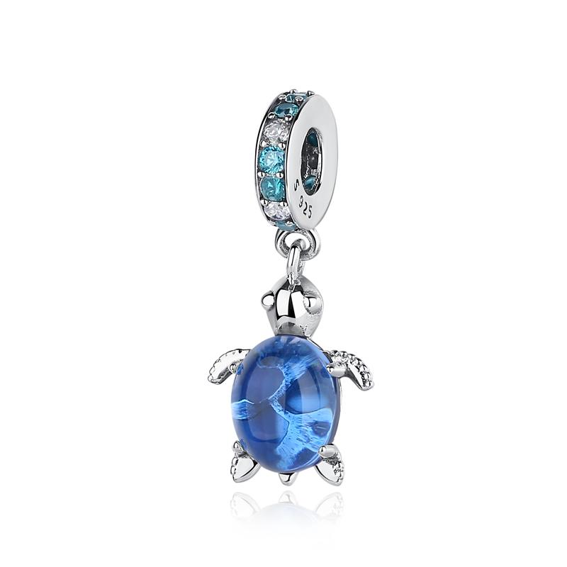 Original 925 Silver Charm Bead Love Dog Cat Paw Panda Firefly Pendant Charms Fit Bracelets Necklaces Women Jewelry