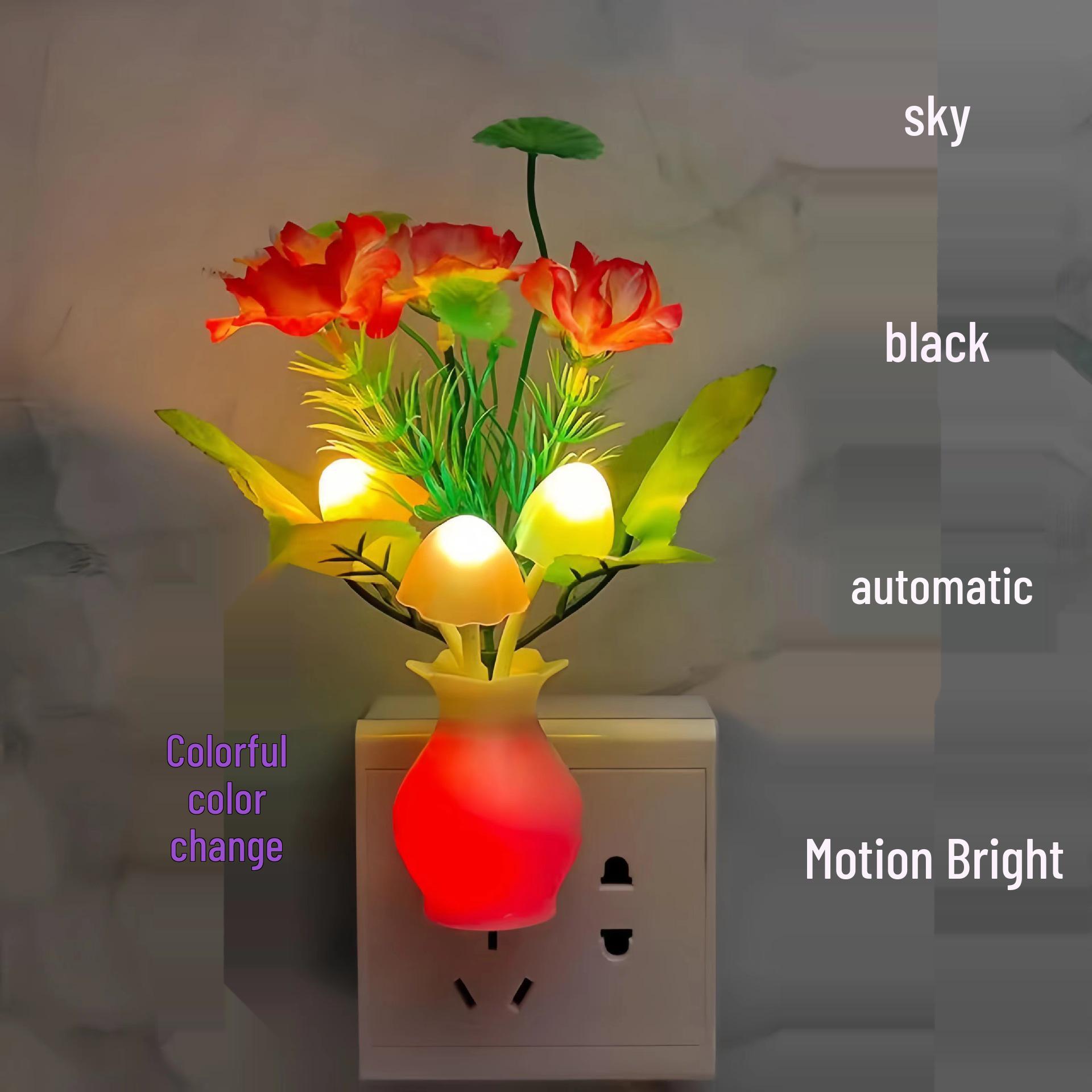 

Енергозберігаючий світлодіодний нічник з датчиком світла для дитячої кімнати та спальні 3W to 0.5W