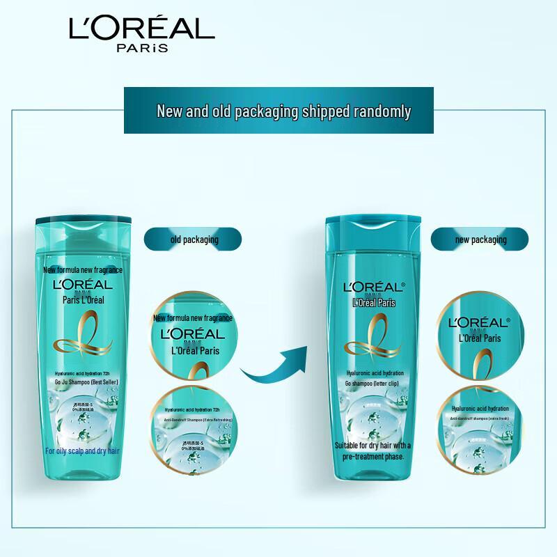 L'Oréal Hyaluronic Anti-Dandruff Shampoo & Safeguard Body Wash Bundle