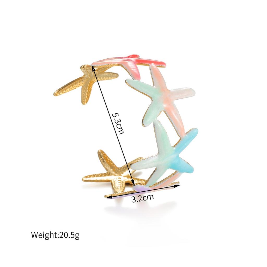 18K Gold Ocean-Style Fish Bangle: Women's Sweet Dopamine Design In Titanium Steel.