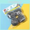 Stainless Durable 201 Steel Wire Scrubbers For Pots Pans And Utensils Cleaning