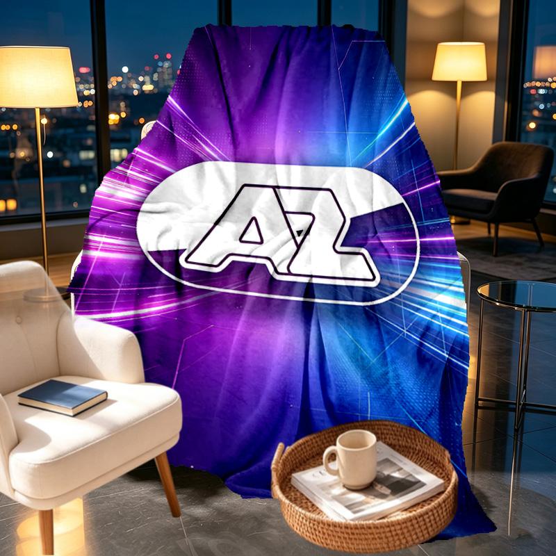 AZ Alkmaar Print Blanket - Soft & Comfortable, for Bedroom, Travel, Sofa, Home Decoration - Birthday Christmas Gift for Friend