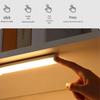 Rechargeable LED Sensor Night Light Strip - Dimmable for Living Room, Bedroom, Bathroom, Dorm, Wardrobe.