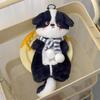 Süßer Cartoon-Plüschschal Kleiner Hund Federmäppchen Kawaii Plüschtier-Puppe Tasche Multifunktionale Schreibwarentasche mit großem Fassungsvermögen