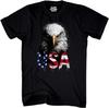Bald Eagle USA Flag Graphic T-shirt