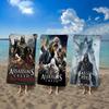 Videospiel A-Assassins Creed Mikrofaserdecke Schnelltrocknende Strandtücher Übergröße Druck Super Saugfähige Pooltuchdecke