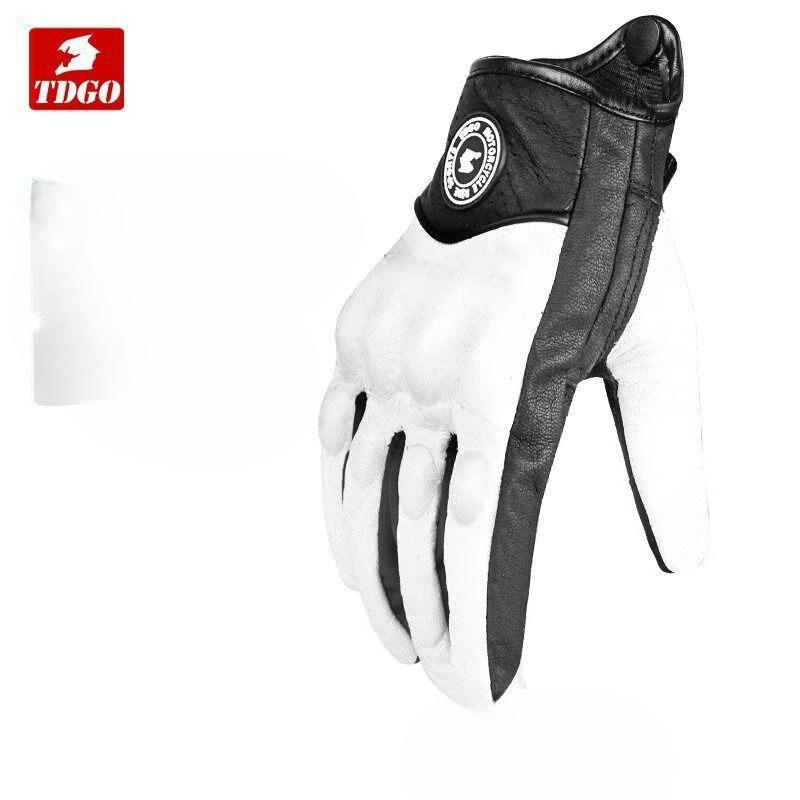 Motorcycle Riding Gloves Four Seasons Summer Unisex Carbon Fiber Touchscreen Shockproof Breathable Motorcycle Rider Gloves