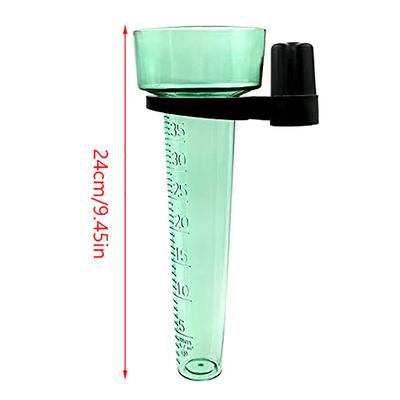Tragbares Polystyrol-Regenmesser-Messwerkzeug für Gartenwasser, Boden, Außen-Regenmesser, Sammeln von Regenwasser