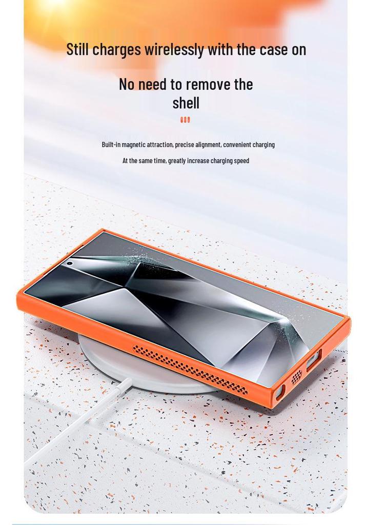 Samsung S26 Ultra Magnetic Heat Dissipation Phone Case, S5 Ultra Breathable & S24 Ultra Drop-Proof Protective Case