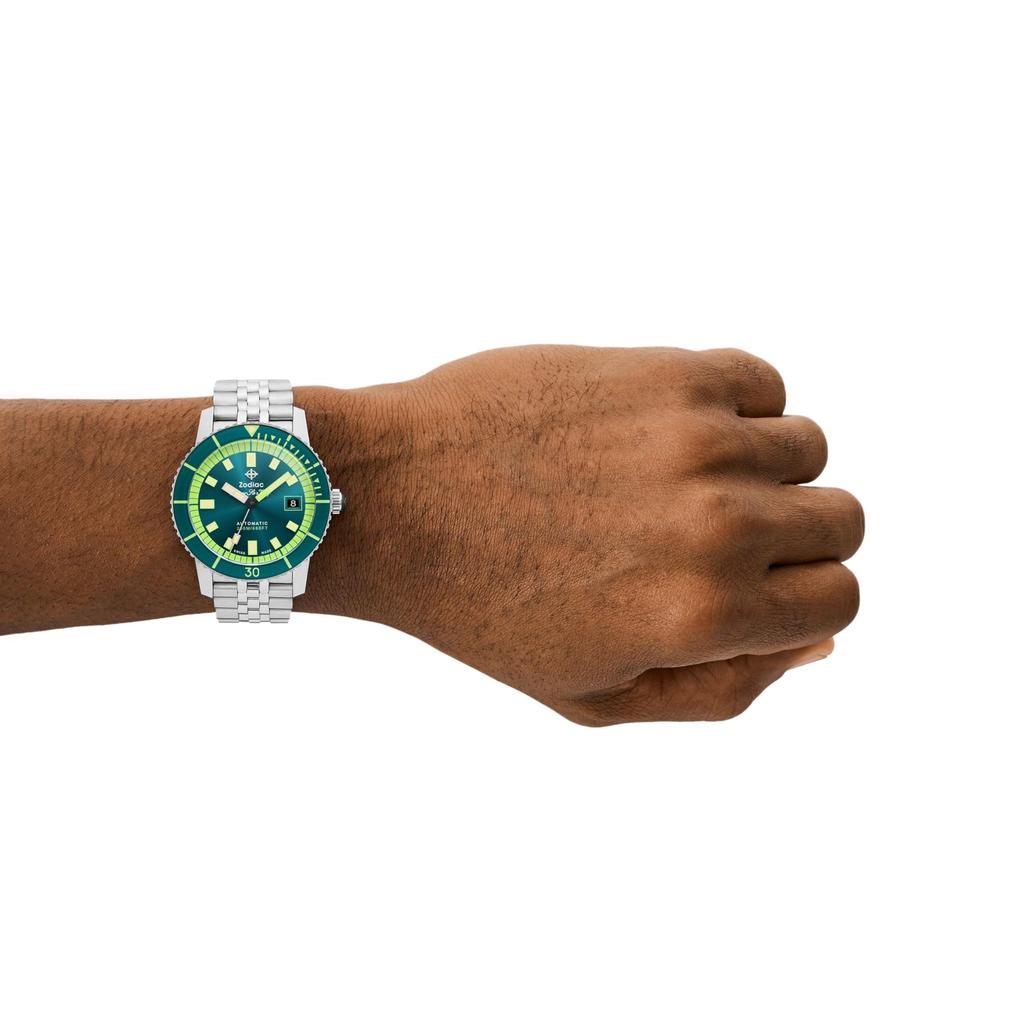 Zodiac Analog Edelstahl Uhr ZO9310 Herren