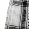 Classical Arafat Scarf Breathable Shemagh Head Covering Jacquard Scarf for Travel and Outdoor Activity Cultural Event