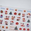 Nail Art Decoration Christmas Nail Stickers DIY Nail Charms Christmas Nail Decals Colorful   Girls