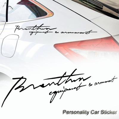 Accessories  Waterproof  Auto Decal  Vinyl  English Letter Signature  Car Stickers