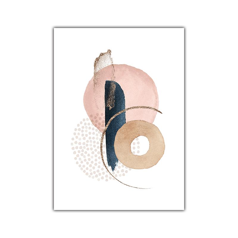 

Геометрия абстрактная форма плакат скандинавский холст с принтом минималистская художественная живопись Современная галерея настенная картина современный домашний декор 40x50cm No Frame