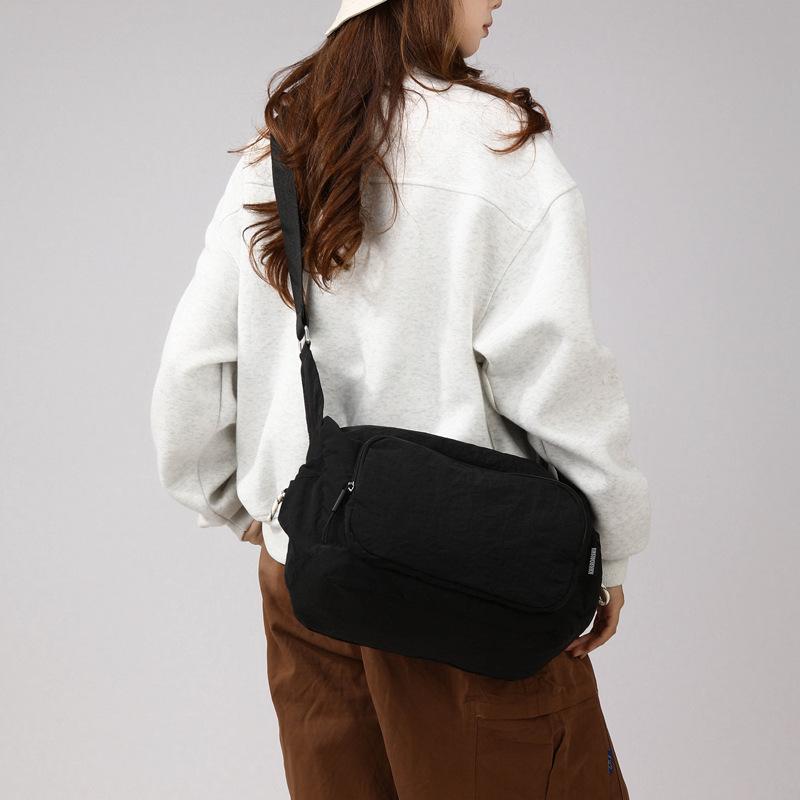 Lazy And Relaxed Mail Carrier Bag Large-Capacity Messenger Bag Women'S Versatile Casual Men And Women Couple Shoulder Bag