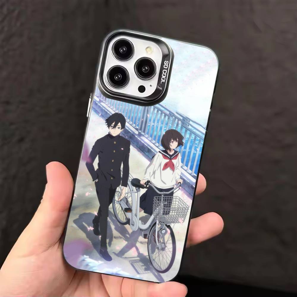 Anime Shoushimin Phone Case Color Silver Shell For IPhone 17 16 15 14 13 12 11 Pro Max Plus