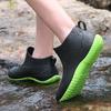 Men's Low-Cut Non-Slip Rain Boots - Water Shoes for Outdoor Wading
