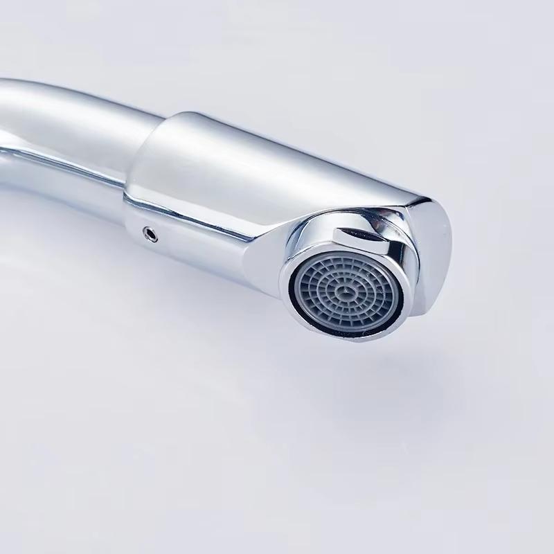 Multifunctional Basin Faucet, Bathroom Mixer Tap, Countertop Mounted Household Sink Faucet, Hot and Cold Mixing Valve