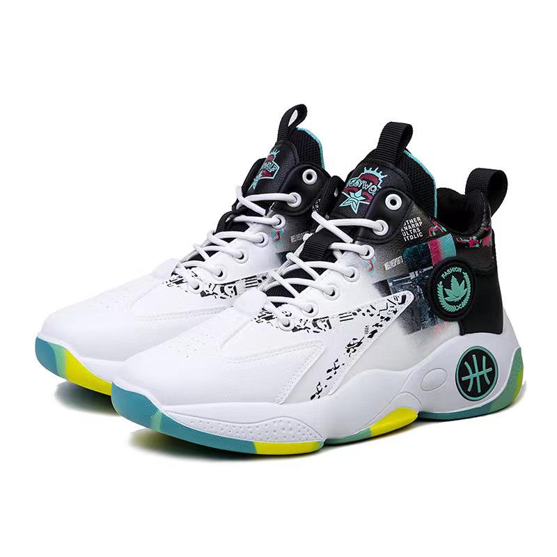 2025 High-Top Leather Basketball Shoes: Breathable, All-Season Sports Footwear for Teens and Men