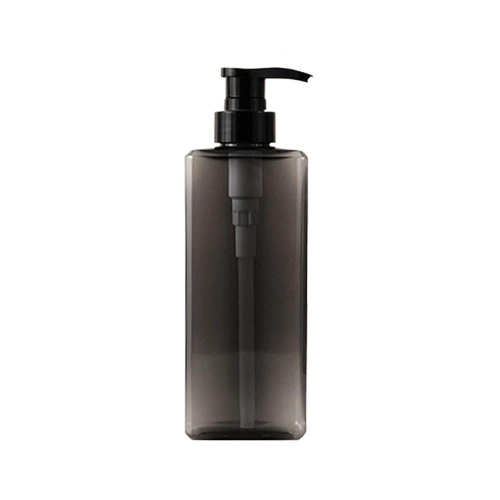 400/500ml Dispenser Sapone Vuoti Design Quadrato Flacone con Pompa Lozione Tipo a Pressione Ricaricabili Shampoo Sottobottiglie Uso Viaggio Doccia