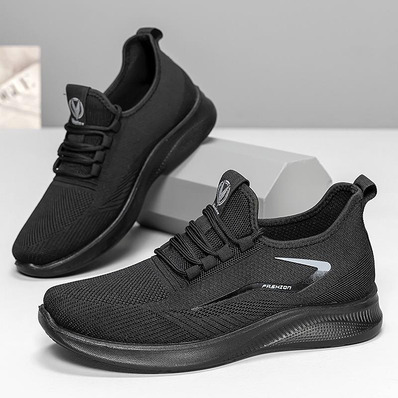 Shoes Men's Spring Casual New Men's Shoes Comfortable Casual Round Head Single Shoes Breathable Non-slip Wear-resistant Shoes
